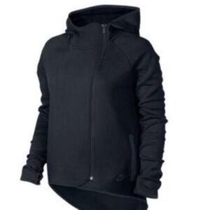 Nike tech fleece full zip cape hoodie sweatshirt 545693-010 in sz medium